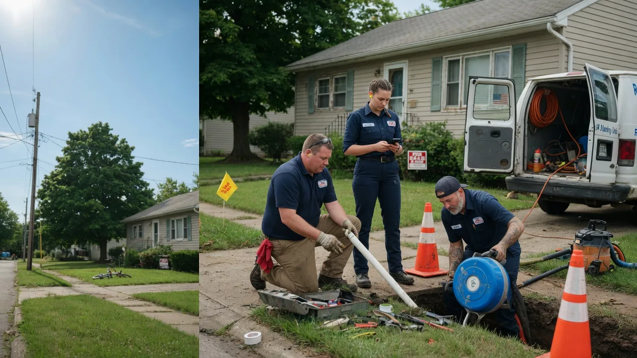 Sewer Line Repair in Shobonier, IL near me